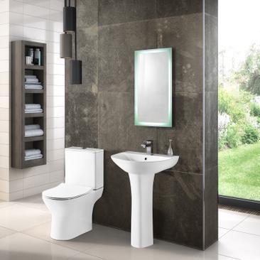 Freya Compact Rimless Pan, Cistern & Soft Close Seat