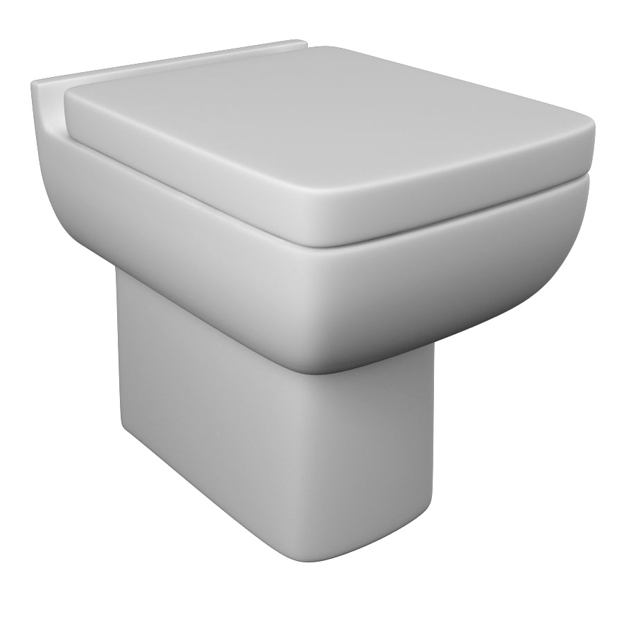 K Vit Options 600 Back To Wall WC Pan & Soft Close Seat