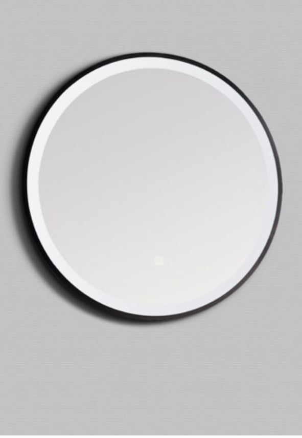 Nero 600mm Round LED Mirror • Touchswitch • Demister pad