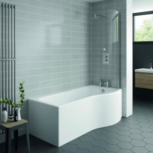 Oblique P Shower Bath