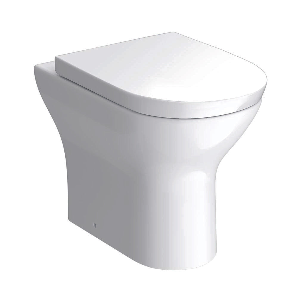 K Vit Primo Round back to wall Pan With Soft Close Seat