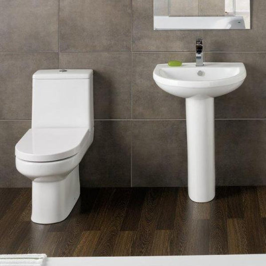 Bijoux Comfort Height Pan, Cistern & Soft Close Seat