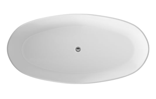 CONTEMPORARY OVAL FREESTANDING BATH