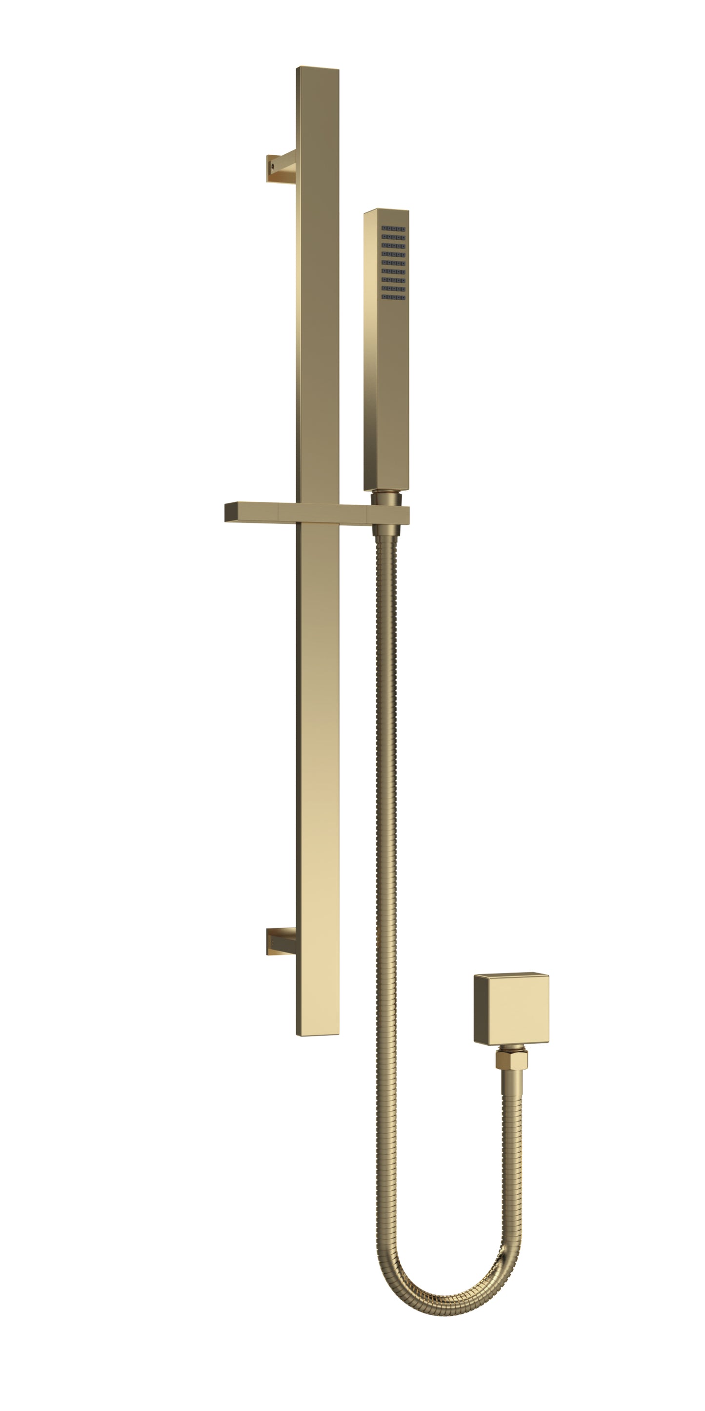 Windon Brushed Brass Square Showers