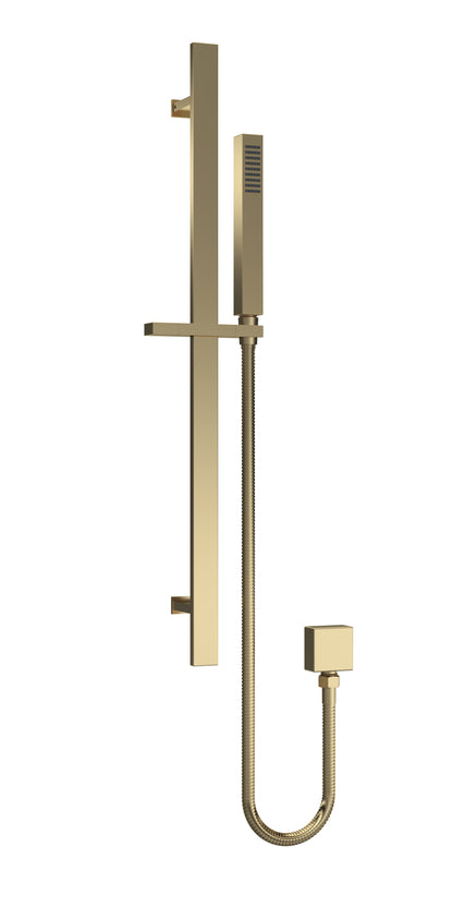 Nuie Windon Brushed Brass Square Showers