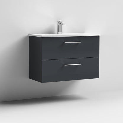 Arno 600/800mm 2 Drawer Wall Hung Basin Cabinet