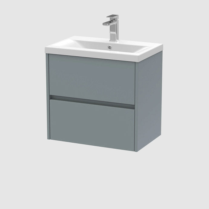 Havana 500/600/800mm 2 Drawer Wall Hung Basin Cabinet