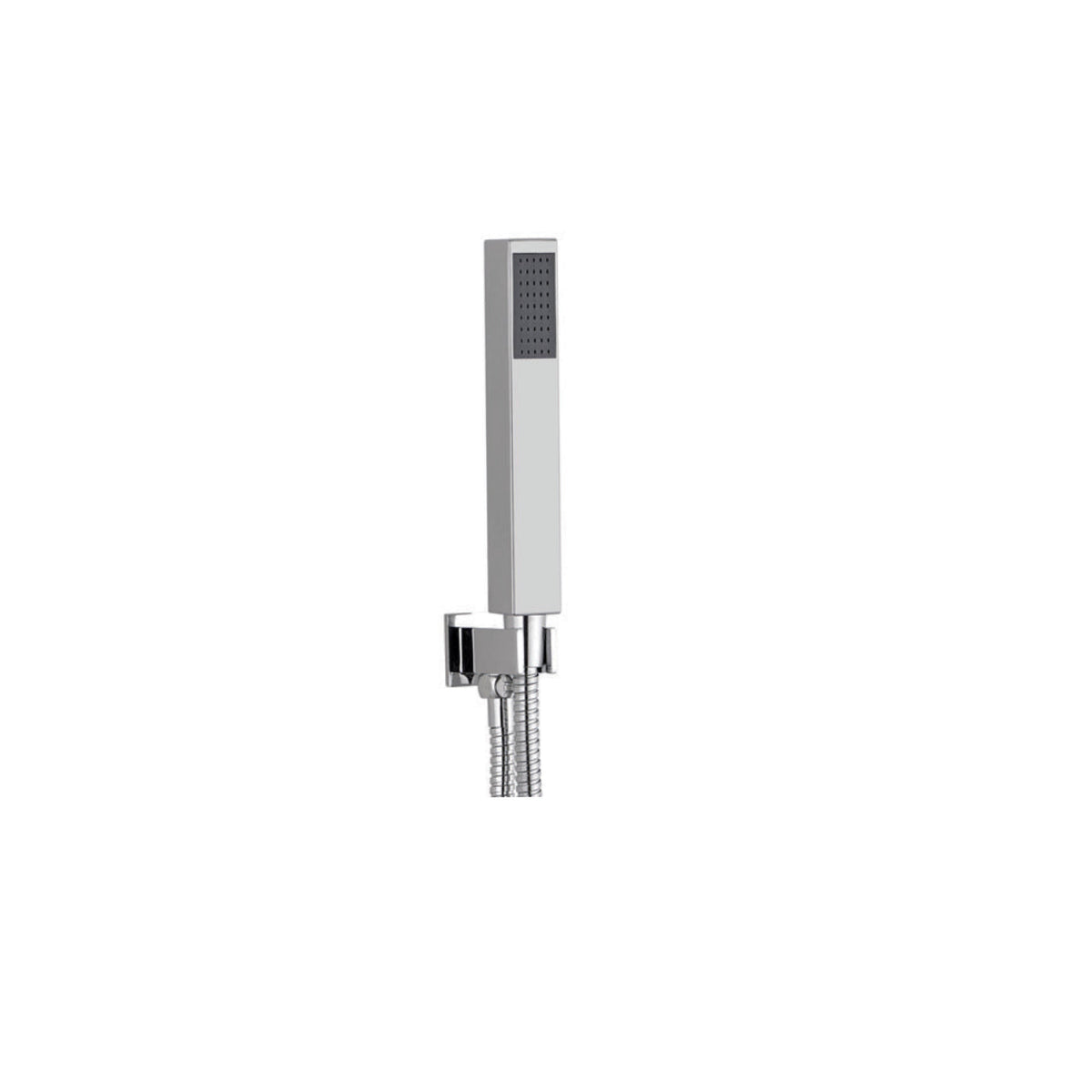K Vit Square Outlet Elbow with Wall Bracket, Flex & Handset