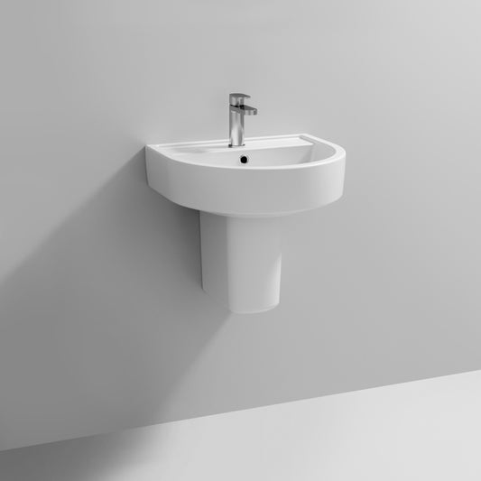 Provost 520mm 1TH Basin & Semi Pedestal