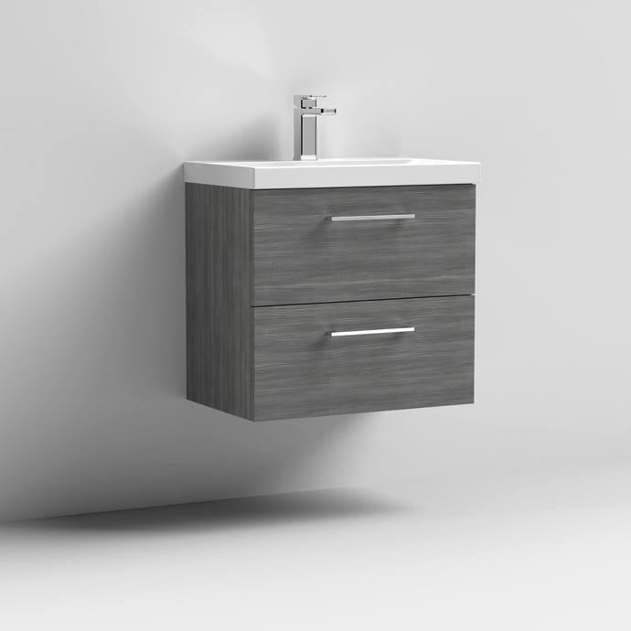 Arno 600/800mm 2 Drawer Wall Hung Basin Cabinet