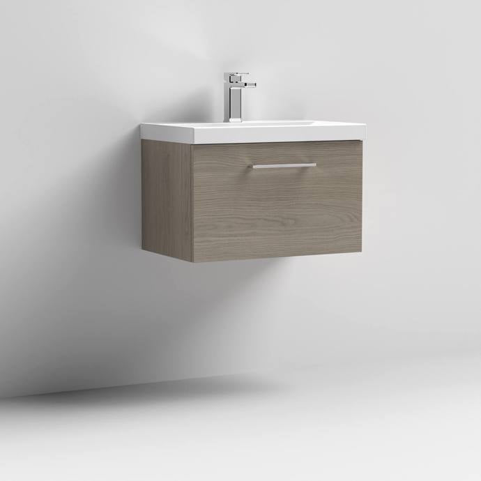 Arno 600/800mm 1 Drawer Wall Hung Basin Cabinet