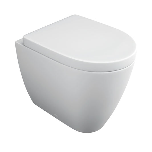 K Vit Genoa Round back to wall Pan & Seat