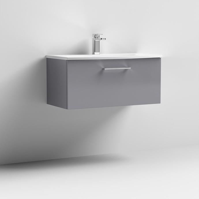 Arno 600/800mm 1 Drawer Wall Hung Basin Cabinet