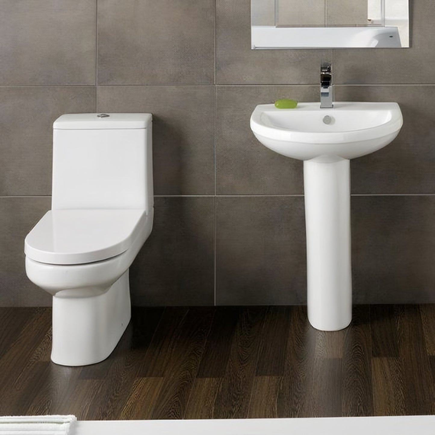 K Vit Bijoux 550mm 1th Basin & Pedestal