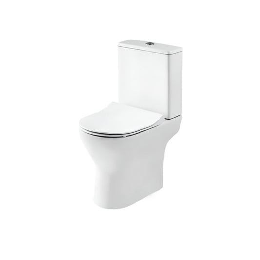 Nuie Freya Compact Rimless Pan, Cistern & Soft Close Seat