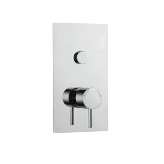 K Vit Plan Single Round Push Button Concealed Thermostatic Valve