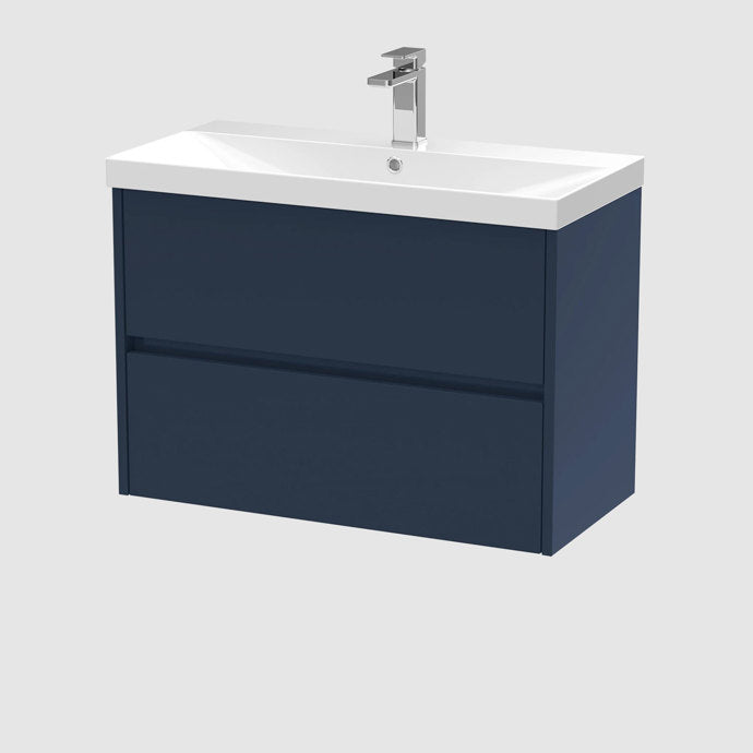 Havana 500/600/800mm 2 Drawer Wall Hung Basin Cabinet