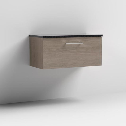 Nuie Arno 600/800mm 1 Drawer Wall Hung Worktop
