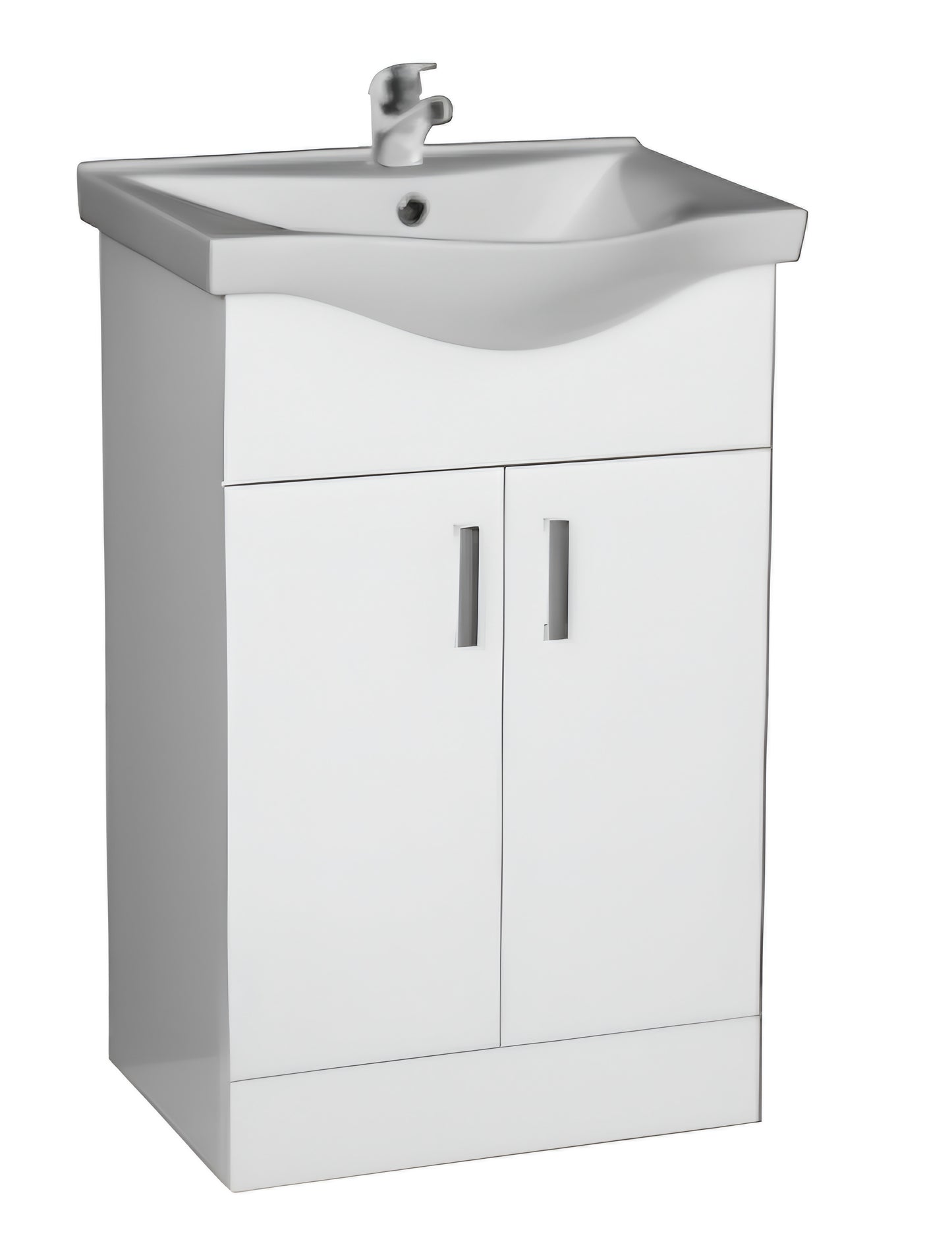 Alan T. Carr Broadway Floor Standing 1/2 Door Unit & Basin White