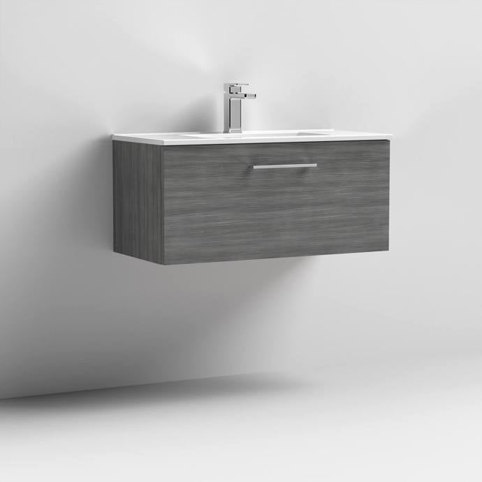 Arno 600/800mm 1 Drawer Wall Hung Basin Cabinet