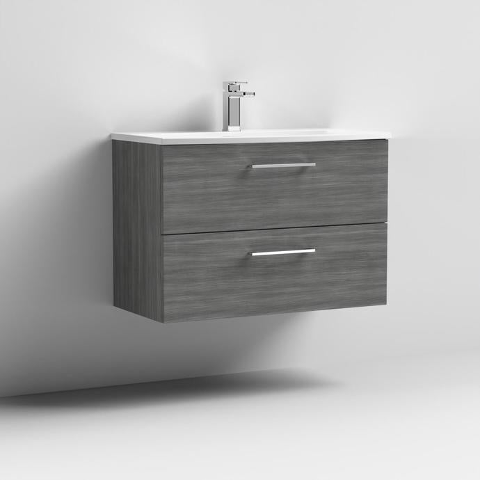 Arno 600/800mm 2 Drawer Wall Hung Basin Cabinet