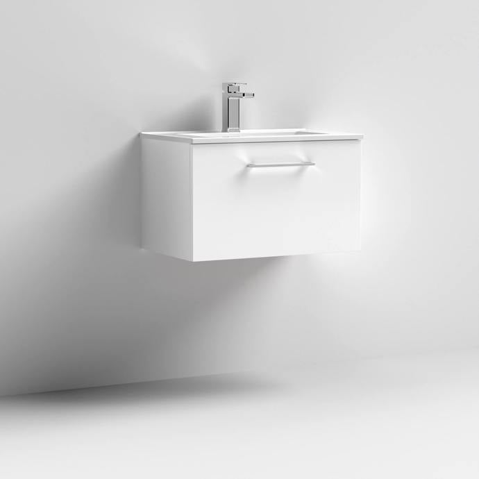 Arno 600/800mm 1 Drawer Wall Hung Basin Cabinet