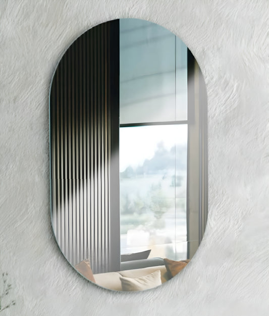 Alan T. Carr Norcia 650 x 400mm Oval Non Electric Mirror MIR002