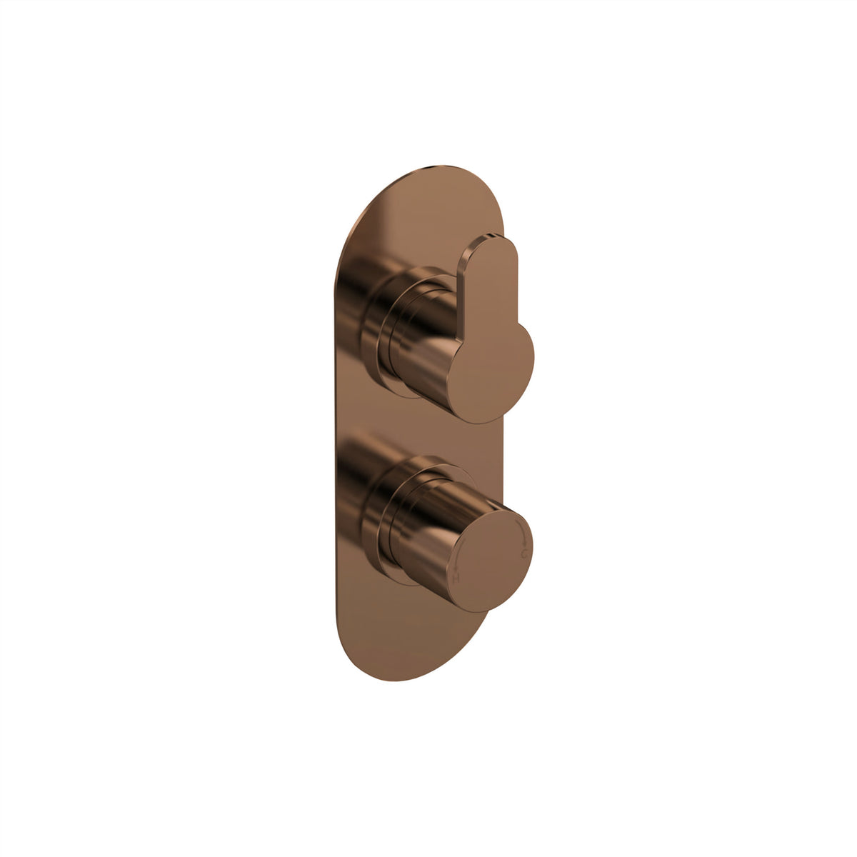 Nuie Arvan Brushed Bronze Round Showers