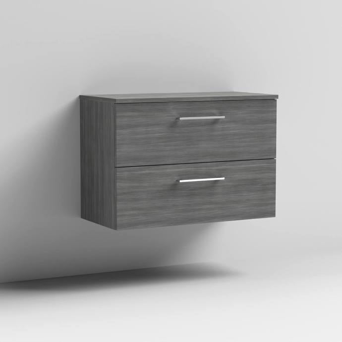 Arno 600/800mm 2 Drawer Wall Hung Worktop