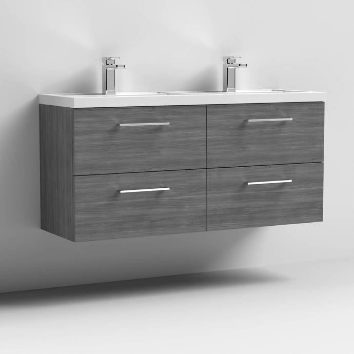 Arno 1200mm Wall Hung 1 Drawer/2 Drawer/1 Door Basin Cabinets