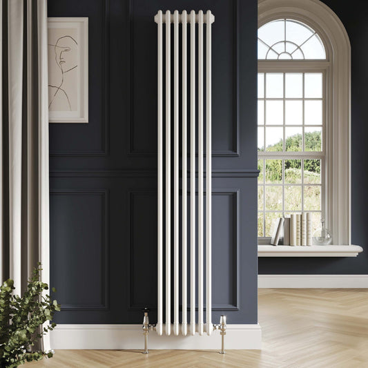 Scudo 3 Column White Vertical Radiators