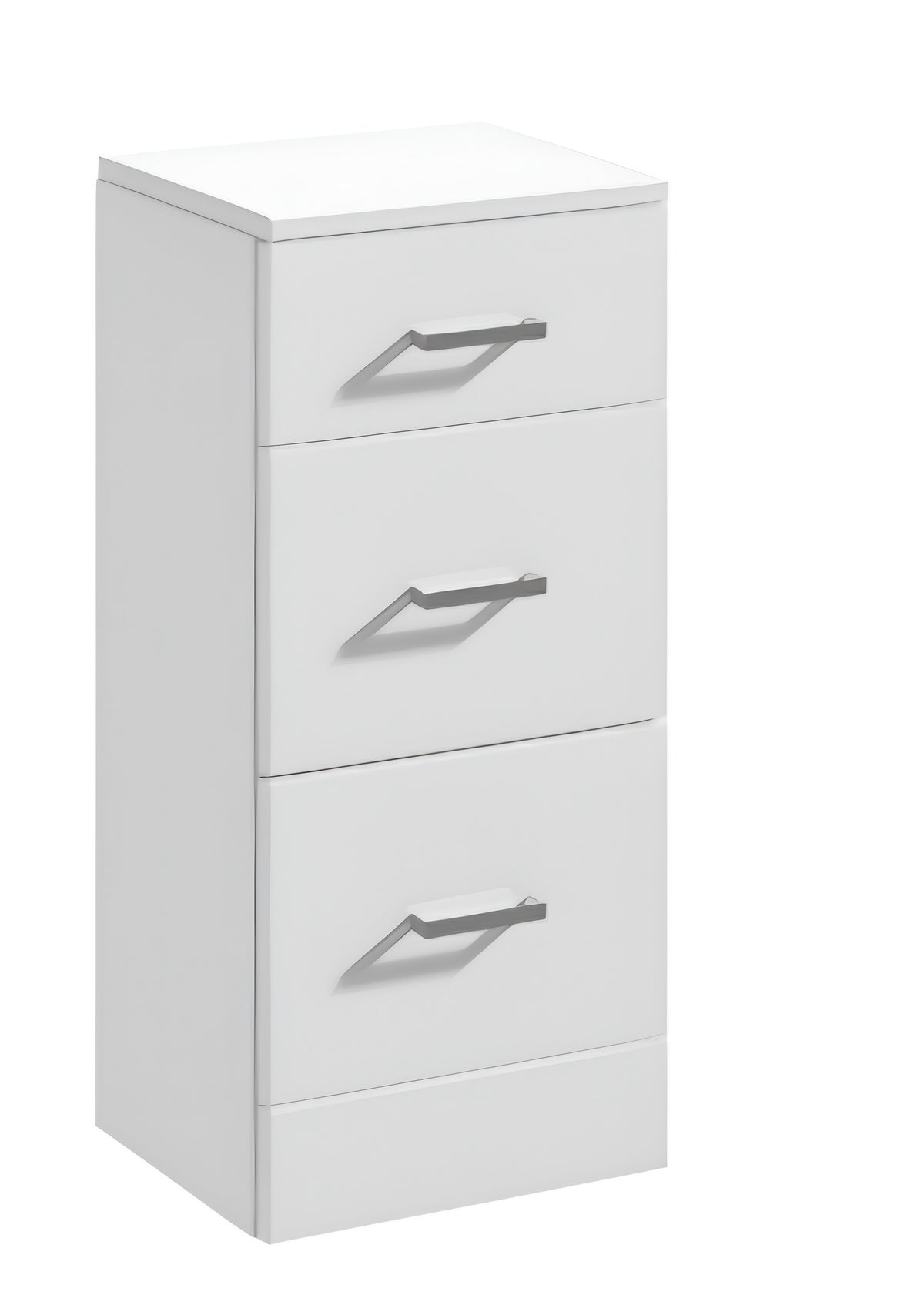 Alan T. Carr Classic Floor Standing 3 Drawer Unit White