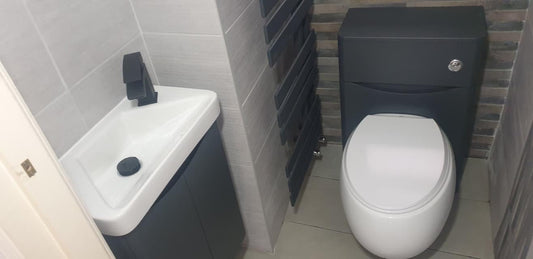 K Vit Arc Matt Graphite WC Cabinet