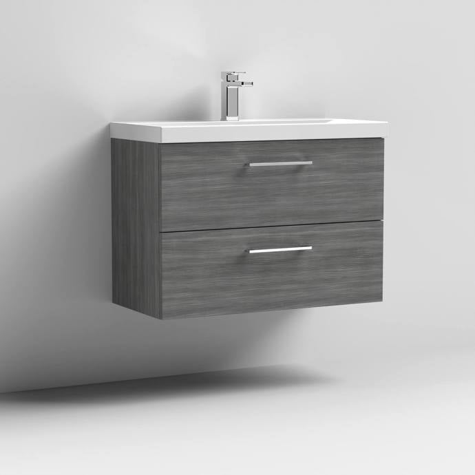 Arno 600/800mm 2 Drawer Wall Hung Basin Cabinet