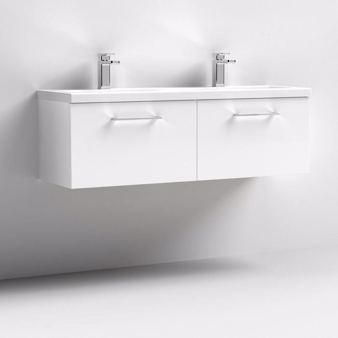 Arno 1200mm Wall Hung 1 Drawer/2 Drawer/1 Door Basin Cabinets