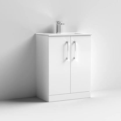 Nuie Arno 500/600/800mm 2 Door Floor Standing Basin Cabinet. Various Colours