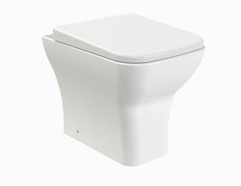 Ava Rimless Flush To Wall Pan, Cistern & Soft Close Seat