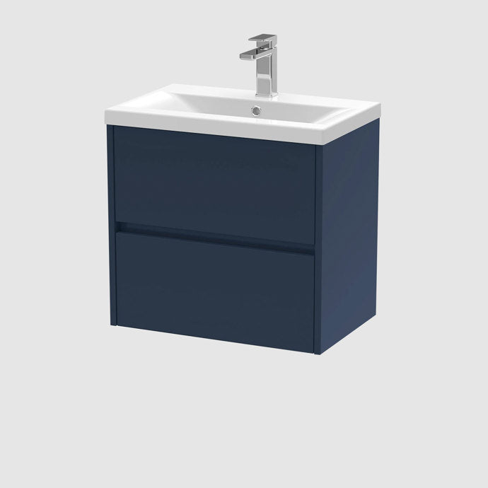 Havana 500/600/800mm 2 Drawer Wall Hung Basin Cabinet