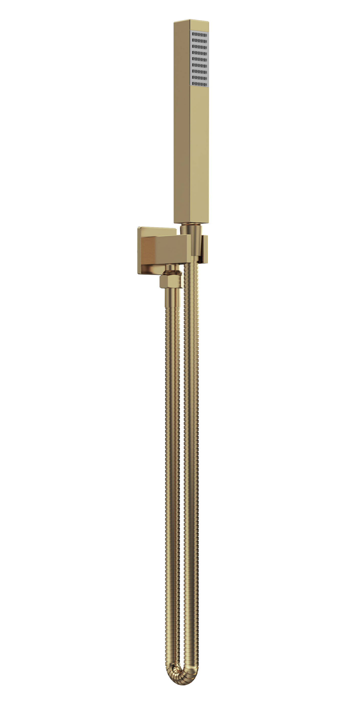 Windon Brushed Brass Square Showers