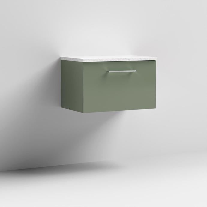 Arno 600/800mm 1 Drawer Wall Hung Worktop