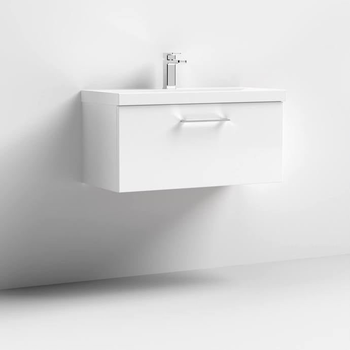 Arno 600/800mm 1 Drawer Wall Hung Basin Cabinet