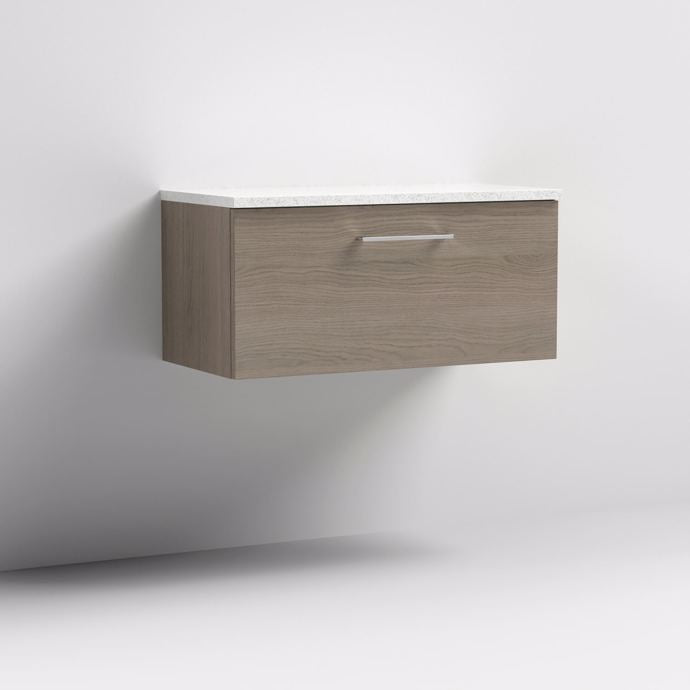 Arno 600/800mm 1 Drawer Wall Hung Worktop