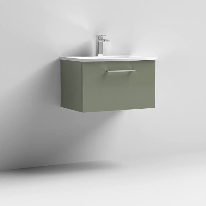 Arno 600/800mm 1 Drawer Wall Hung Basin Cabinet