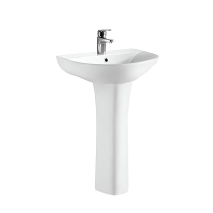 Nuie Freya 550mm Basin & Pedestal