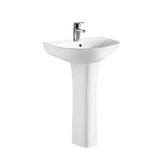 Nuie Freya 550mm Basin & Pedestal