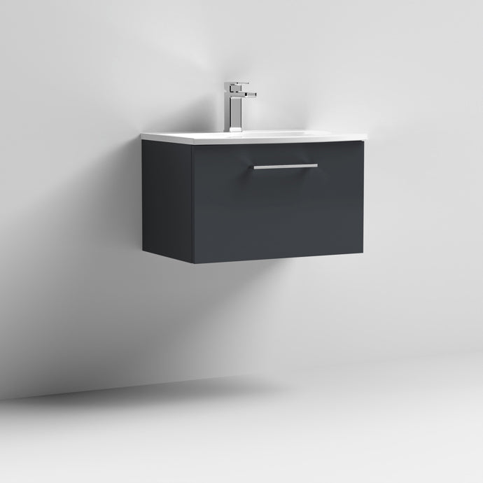 Arno 600/800mm 1 Drawer Wall Hung Basin Cabinet