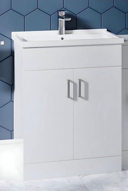 Alan T. Carr Toronto Floor Standing Unit & Basin White