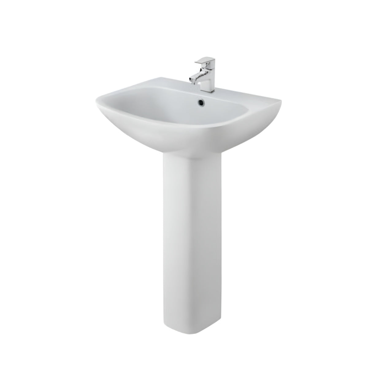 Nuie Ava 545mm Basin & Pedestal