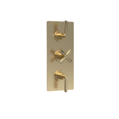 Nuie Aztec Brushed Brass Showers