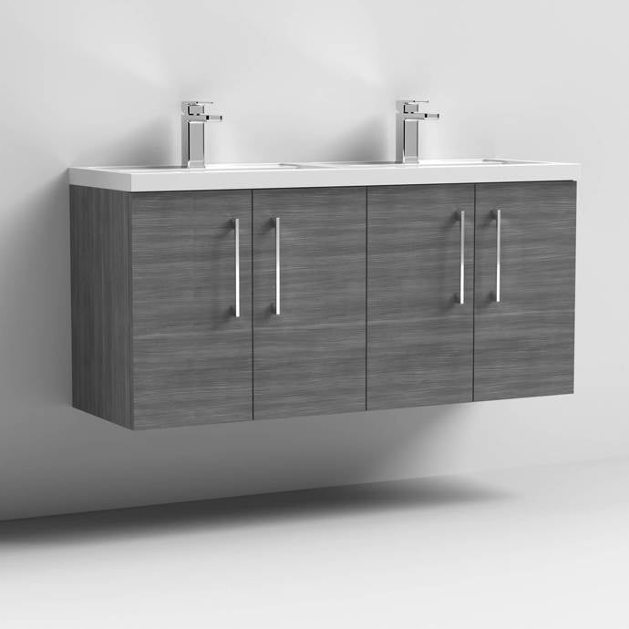 Arno 1200mm Wall Hung 1 Drawer/2 Drawer/1 Door Basin Cabinets